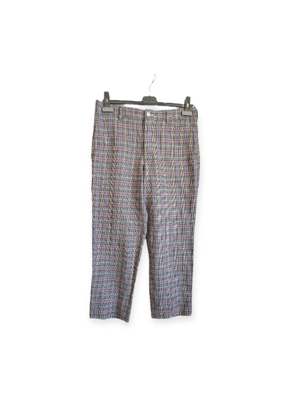 Comme des Garçons Homme Plus SS22 Plaid Pants - Wool Linen Glen Check Size M